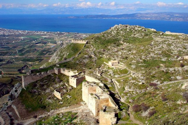 Acrocorinth - Aerial view looking North